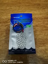 Anillo dividido de acero inoxidable, 50 unids/lote, diámetro de 4mm a 12mm, Conector de doble anillo de pesca resistente