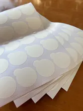 Soporte de pegamento desechable para pestañas, paleta de pegamento para extensión de pestañas, almohadillas, piedra de jade, tamaño pequeño de 100 cm, 2,5 Uds.