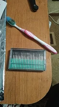 Alguien nuevo juego de fresas de diamantes mango 1/8 Grit 140 de Dremel rotativo talla herramienta fresas de diamante broca para grabado herramienta rotativa