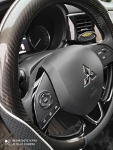 D forma O forma protector para volante de coche antideslizante de cuero de la PU para el POLO GOLF 7 Scirocco Suzuki Swift Nissan Rogue de alta calidad