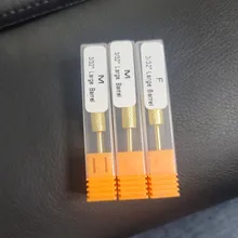 Uds oro de carburo de tungsteno de corte de Metal de uñas taladro eléctrico de reemplazar poco manicura quitar Gel herramienta SAXDJ1-10