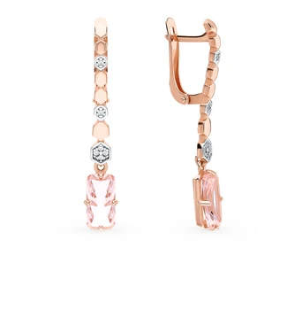 Silver earrings with morganites and cubic zirconia sunlight
Silver earrings with morganites and cubic zirconia sunlight