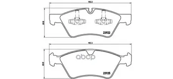 Brake disc pads front. Mercedes-Benz E-Class (W211) 03/02-03/09 / Mercedes-Benz E-Class Brembo art. p50063
Brake disc pads front. Mercedes-Benz E-Class (W211) 03/02-03/09 / Mercedes-Benz E-Class Brembo art. p50063