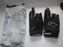 Guantes de pesca antideslizantes para hombre y mujer, protección Universal para pesca, 3 dedos, para exterior, medio dedo, 1 par