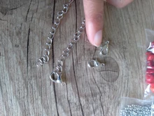 Lote de 20 unidades de cadenas de eslabones extendidas de 50 a 70mm, conectores de cierres de langosta para fabricación de joyas DIY, accesorios para pulseras y collares