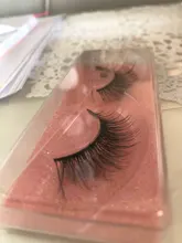 YSDO-pestañas 3D de visón esponjoso, pestañas postizas largas naturales gruesas, 1 par