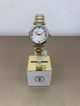 Gold Plated Stylish Flashy Women's Wristwatch Gold Wristwatch with Precious Stone
Gold Plated Stylish Flashy Women's Wristwatch Gold Wristwatch with Precious Stone