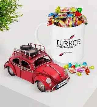 Personalized Turkish Öğretmeni Platter Nostalgic Red Metal Beetle and Mug Haribo Candy Seti-2
Personalized Turkish Öğretmeni Platter Nostalgic Red Metal Beetle and Mug Haribo Candy Seti-2