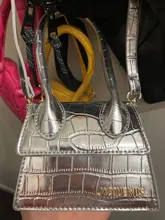 Jacquemus Mini carta bandolera bolsas para las mujeres 2021 pedrería Retro patrón sólido bandolera de Color de cuero de la PU bolsos de las señoras de bolso