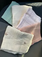 Toalla de algodón para bebé, 5 uds., Toalla de baño para bebé, pañuelo de eructo, gasa suave absorbente, paño de lavado para jardín de infantes