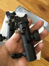 Soporte Universal de Flash de Metal tipo E, Zapata Speedlite, soporte de paraguas con montaje de tornillo de 1/4 a 3/8, soporte de luz de adaptador giratorio