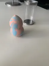 Esponja de maquillaje, esponja cosmética para polvos base, licuadora de belleza suave, herramienta en forma de gota de agua