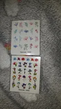 Sticker Flower Diy-Slider Spring Water-Nail-Decal Leaf-Tree Watermark Green 1pc Summer