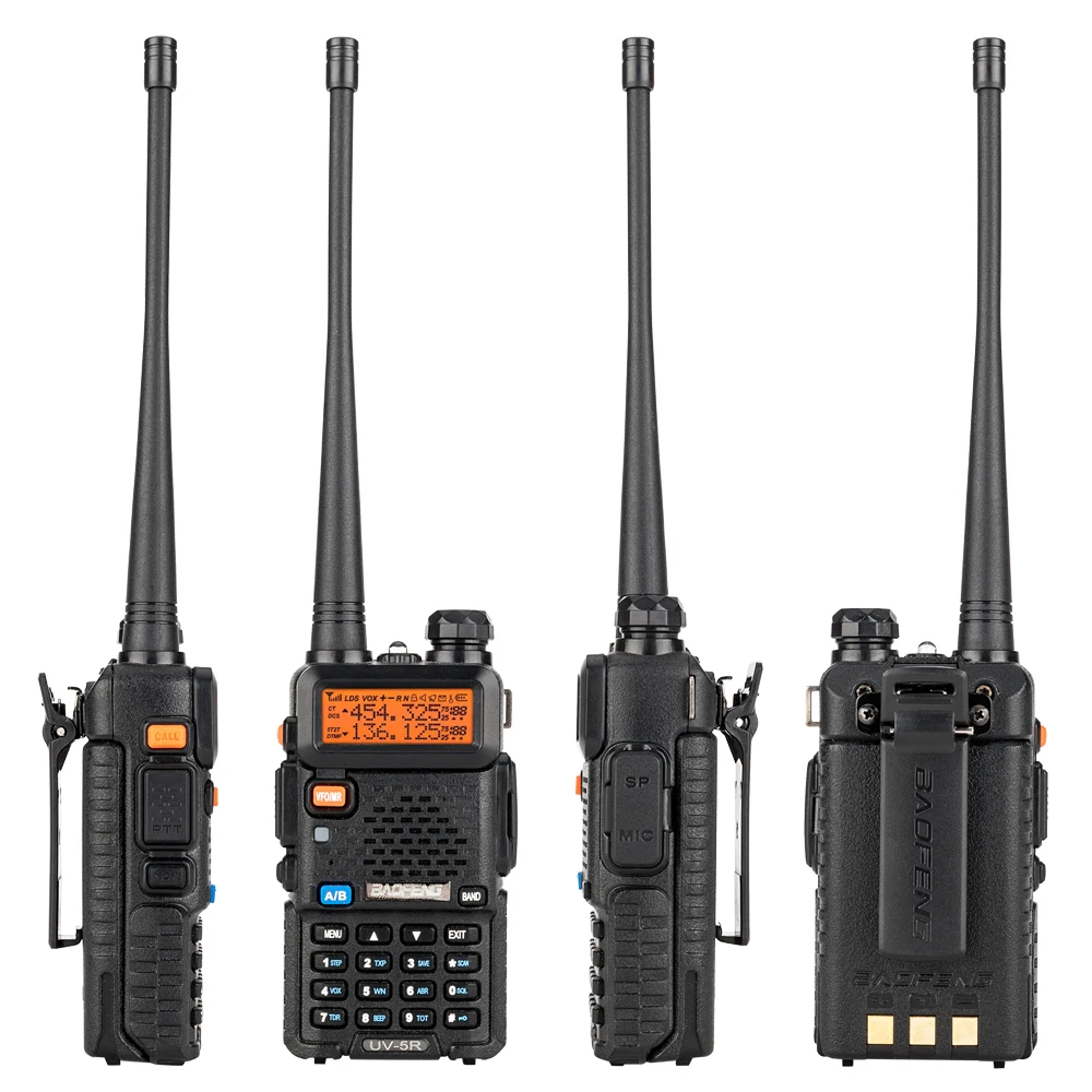 BAOFENG 1800mAh battery 1.5" LCD 5W 136~174MHz / 400~520MHz Dual Band Walkie Talkie with 1-LED Flashlight with Earhpone
BAOFENG 1800mAh battery 1.5" LCD 5W 136~174MHz / 400~520MHz Dual Band Walkie Talkie with 1-LED Flashlight with Earhpone