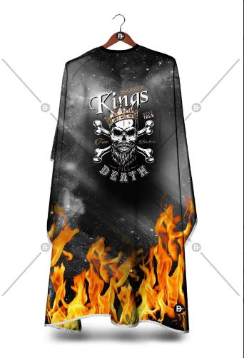 Fire Skull Penuar Hair Salon Barber Haircut Clothes, Fashion Hair Cutting Stylish Gown Cape, Hairdresser Cape
Fire Skull Penuar Hair Salon Barber Haircut Clothes, Fashion Hair Cutting Stylish Gown Cape, Hairdresser Cape
