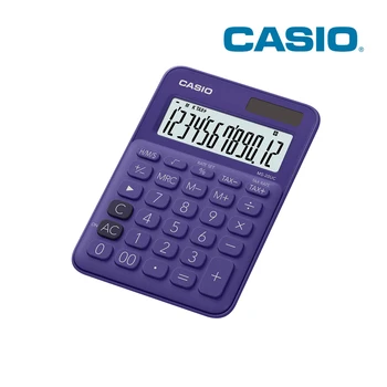 Standard desk colour calculator Casio ms-20uc 12 digits with TAX end time calculations
Standard desk colour calculator Casio ms-20uc 12 digits with TAX end time calculations