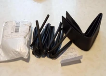 Tubo termorretráctil de 1 metro, 2:1, negro, 15mm, 16mm, 18mm, 20mm, 22mm, 25mm, 28mm, 30mm, 35mm, 40mm