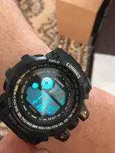 Reloj deportivo luminoso para hombre, correa de silicona de alta gama, reloj de pulsera militar, calendario Led, Digital, resistente al agua, masculino