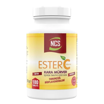 NCS ESTER VITAMIN C 1000 MG 180 TABLETS BLACK ELDERBERRY TURUNÇGİL BAĞIŞIKLIK SİSTEMİNİ STRONG HOLD 
NCS ESTER VITAMIN C 1000 MG 180 TABLETS BLACK ELDERBERRY TURUNÇGİL BAĞIŞIKLIK SİSTEMİNİ STRONG HOLD