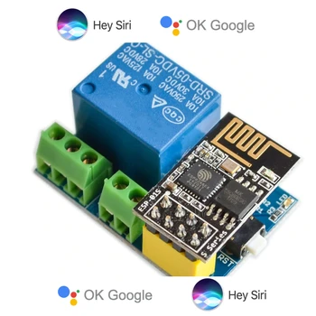 WiFi smart home Apple Homekit compatible Google Home ESP01 automation relay Module Remote control box socket Wireless iot
WiFi smart home Apple Homekit compatible Google Home ESP01 automation relay Module Remote control box socket Wireless iot