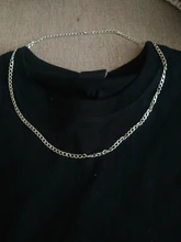 Collar de cadena de eslabones cubanos para hombre, de acero inoxidable, Color dorado, negro y plateado, talla 3-7mm