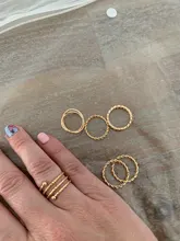 Tocona-Conjunto de anillos de unión para mujer, de Color dorado y plateado geométrico Simple, conjunto de anillos de cristal, abalorio, anillo, regalo de joyas de fiesta 9927