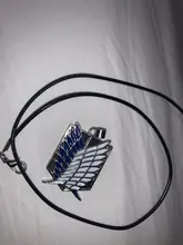 Ataque en collar de titanio alas de la libertad Eren Scout legión de guardia de la policía militar aprendiz escuadrón colgante Anime de la joyería