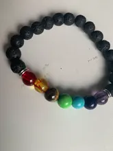 Natural Lava piedra curación equilibrio abalorio de Chakra pulsera de 8mm abalorio Ojo de Tigre tibetano Buda oración pulsera para los hombres y las mujeres