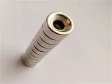 Imanes de disco de neodimio N50, 10 unidades/lote, agujero de 10x5mm, 10x5mm, 3m, tierra rara, avellanada, 10x5mm, imán permanente de 10x5mm