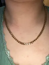 Cadena de eslabones cubanos estilo Hip Hop para hombre y mujer, gargantilla de acero inoxidable, Punk, 3mm/5mm/7mm