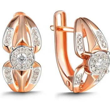 Lucas gold earrings with 44 Red Gold Diamonds
Lucas gold earrings with 44 Red Gold Diamonds