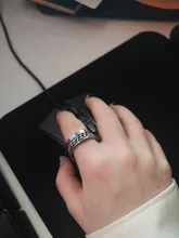 EDC-Spinner de dedo con cadena de acero inoxidable para hombre, giratorio, anillo clásico, Roma, Digital, regalo