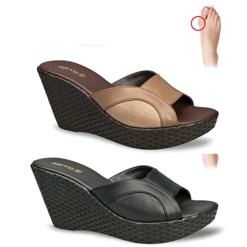 

​Women Slippers Ceyo 2024 Anatomic Healthy Shoes Comfort Orthopedic Healthy Comfortable Shoe Padding Heels Home Street Shoes Dai