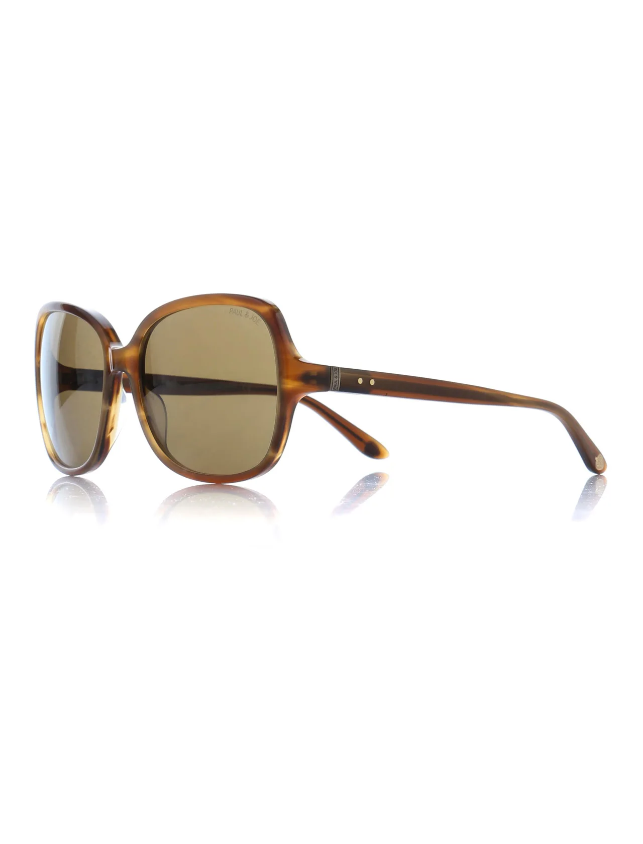 

Women's sunglasses pj fragola02 e152 bone light brown organic oval square 58-17-135 paul / joe