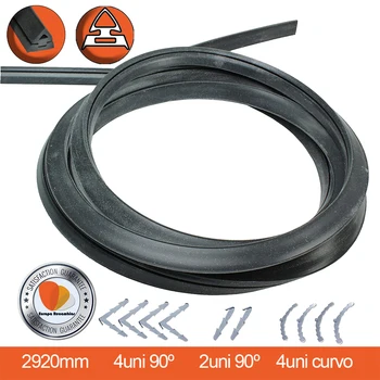 Gasket gasket rubber door oven Universal 3 meters Pack Clips
Gasket gasket rubber door oven Universal 3 meters Pack Clips