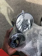 Silenciador de tubo de escape trasero de doble barril para coche, entrada Universal, salida de acero inoxidable, accesorios para coche