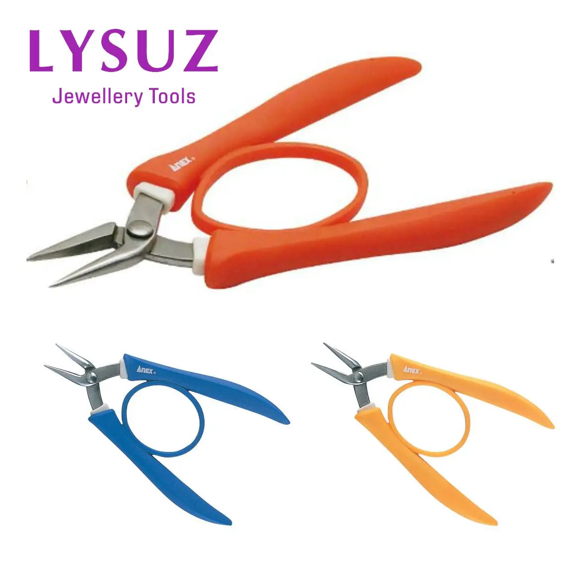 Japan ANEX Stainless Steel Pliers With Rubber Grip 251/252/253 Jewelry Accessory Needle Nose Round Nose DIY Handmade Tools
Japan ANEX Stainless Steel Pliers With Rubber Grip 251/252/253 Jewelry Accessory Needle Nose Round Nose DIY Handmade Tools