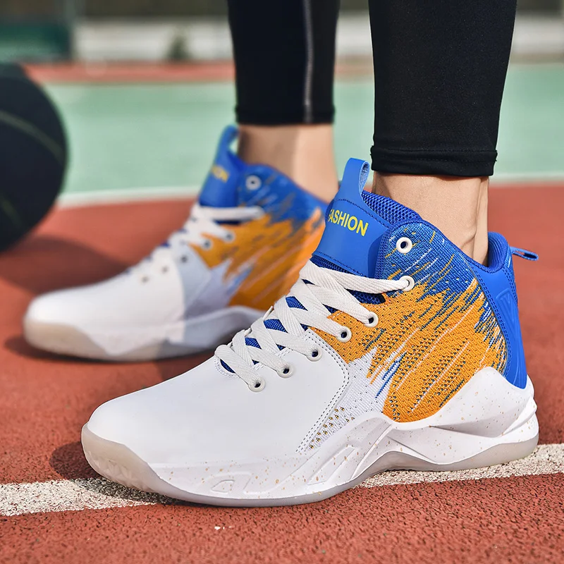 2019 Autumn Basketball Shoes Male Autumn New Students Breathable Non-slip High Help Practical Shoes Wear Sports Shoes Size 39-44
2019 Autumn Basketball Shoes Male Autumn New Students Breathable Non-slip High Help Practical Shoes Wear Sports Shoes Size 39-44