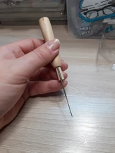 20 unids/set agujas de coser 3 tamaños agujas de fieltrar Artesanato de Pocked agujas conjunto de bricolaje herramientas con mango de madera