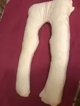 Almohada Lumbar de lana suave para embarazadas, cojín protector lateral multifunción tipo U para embarazadas, envío directo