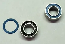 MR105-2RS de rodamientos de bolas en miniatura, rodamiento de bolas de goma sellada, 5x10x4mm, 10 Uds.