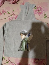 Sudadera con capucha Harajuku para mujer, ropa de calle corta gótica de los 90 con estampado Vintage de Attack on Titan