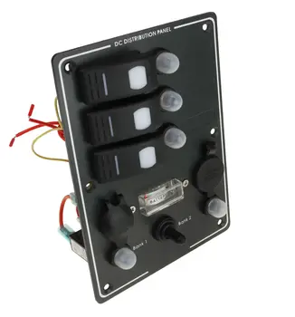 Panel on-board power supply 3 switches, automatic machines, cigarette lighter socket, socket
Panel on-board power supply 3 switches, automatic machines, cigarette lighter socket, socket