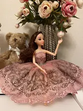 Cuerpo de 12 muñecas de articulaciones movibles para muñeca barbi, cuerpo de muñeca desnuda de plástico sólido para pastel, hornear Princesa, con cabeza