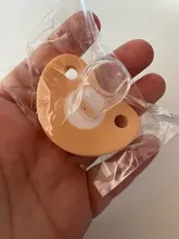 Silicona superior divertido pezón maniquí chupetes bebé chupete broma De niño Pacy ortodoncia chupetes tipo mordedor barba chupete de beso