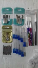 20 tipos de uñas taladro giratorio mm broca para fresa para manicura Burr cutícula limpio cortador eléctrico taladro Accesorios