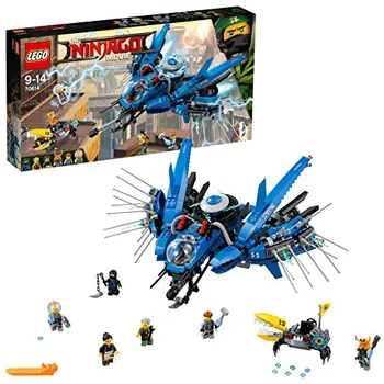 LEGO Ninjago-Lightning Jet, Ninja construction toy, includes ship and minifigures (70614) , color/model assortment
LEGO Ninjago-Lightning Jet, Ninja construction toy, includes ship and minifigures (70614) , color/model assortment