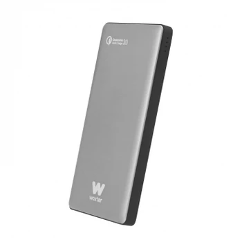 Woxter Power Bank QC 10500 Silver - Batería Portátil con conexión Qualcom QuickCharge 3.0, 2 USB, 10.500 mAh, Teléfonos Tablets
Woxter Power Bank QC 10500 Silver - Batería Portátil con conexión Qualcom QuickCharge 3.0, 2 USB, 10.500 mAh, Teléfonos Tablets