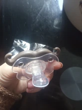 Chupete de silicona para bebé, mordedor de pezón falso para bebés pequeños, encías para bebés, chupete reforzado, regalos de cumpleaños y Halloween