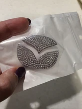 Pegatinas de diamante para decoración del volante del coche, 1 Uds., tamaño Internacional, piezas de modificación